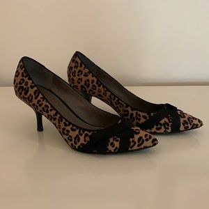 Leopard print pumps heels size 9